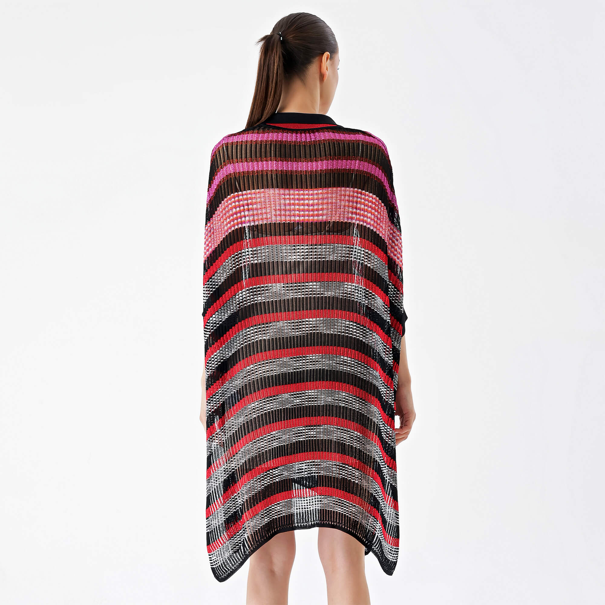 Missoni - Black&Red Striped Pareo